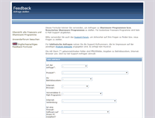 Tablet Screenshot of feedback.superscripte.de